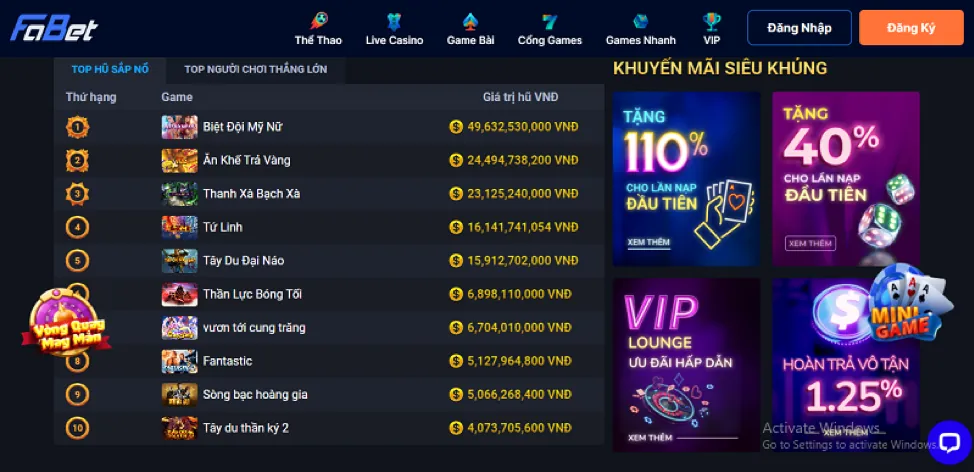 Hướng dẫn trải nghiệm game bài tại CPC188